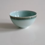 Chris Keenan, Tenmoku 'Cloud' Dishes with Red Dots, 2025