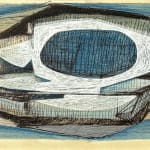 Leigh Davis, Bather by the Wall, Composition No.4, 2025