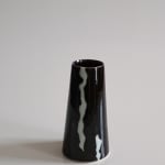 Chris Keenan, Tenmoku 'Cloud' Dishes with Red Dots, 2025