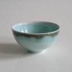 Chris Keenan, Tenmoku 'Cloud' Dishes with Red Dots, 2025