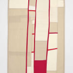 Debra Smith, Large Red & White Study, # 2, 2014