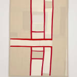Debra Smith, Large Red & White Study, # 2, 2014