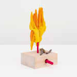 Matthew Ronay, The Yellow Arm Pipes Organized, 2014