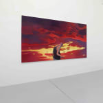 Michael Kvium, Interrupted Skypiece II, 2012