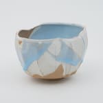 Hosai Matsubayashi XVI, Geppaku glaze Chawan / 月白釉流シ 茶碗, 2020