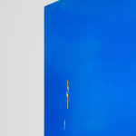Kaz Oshiro, California Syuji (Pearl Blue, Yellow drip), 2020
