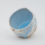 Hosai Matsubayashi XVI, Geppaku glaze Chawan / 月白釉流シ 茶碗, 2020