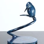 Kingfisher bronze sculpture