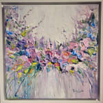 Textured Impasto Floral Painting