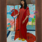 Natasha Walsh, Venus with mirror glimpses her mortal self, 2024