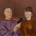 Natasha Walsh, ‘I Blak with white bespott by totems ænd Country y whyt with flannel flower honour our stories: Ancestours’,...