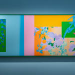 Louise Zhang, Sun and unfolding green: between clouds and mountains, 2025