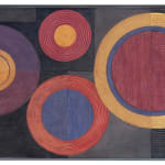 Diana Moore, Rotating Lines (Black Field Area)