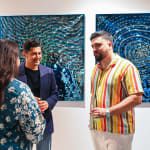 Hussain Jamil, The Fabric of Light - diptych, 2024