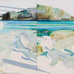 Julian Meagher, Only the tide is allowed in (diptych), 2022