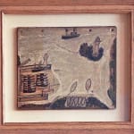 Alfred Wallis, St Ives Harbour and Godrevy Lighthouse, c1930s