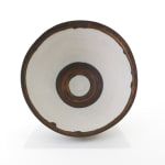 Jennifer Lee, Olive, three haloed umber rings, 2011