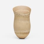 Jennifer Lee, Sandy pink, asymmetric tilted rim, speckled bands, bleeding bands, 1991