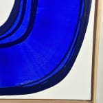 Ted Collier, Pointillism Series 6, Ultra Blue & White, 2019