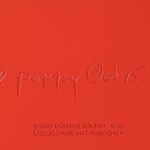 Donald Sultan, Double Poppies Aqua, 2025