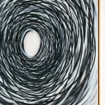 Ted Collier, Pointillism Series 6, Ultra Blue & White, 2019