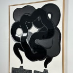 Ted Collier, Pointillism Series 6, Ultra Blue & White, 2019