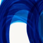 Ted Collier, Pointillism Series 6, Ultra Blue & White, 2019