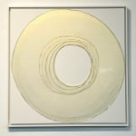 Ted Collier, Pointillism Series 6, Ultra Blue & White, 2019