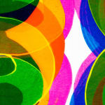 Ted Collier, Pointillism Series 6, Ultra Blue & White, 2019