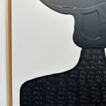 Ted Collier, Pointillism Series 6, Ultra Blue & White, 2019