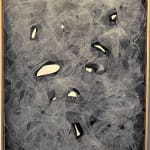 Ted Collier, Pointillism Series 6, Ultra Blue & White, 2019