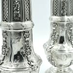 LA Crichton, A Monumental Pair of Sugar Casters by LA Crichton, 1909