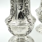 LA Crichton, A Monumental Pair of Sugar Casters by LA Crichton, 1909
