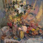 Daniel Shadbolt, Yellow Tulips, 2024