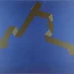 Vera MOLNAR, Sainte victoire Blues III, 1998