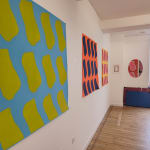 Claude VIALLAT, Vacances Bleues : bleu, 2008