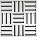 Vera MOLNAR, Assemblés par 2 / B, 1997