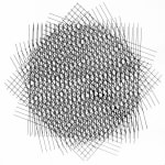 François MORELLET, Chartes-bleu-rouge, 1973