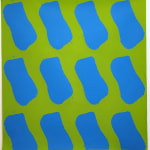 Claude VIALLAT, Vacances Bleues : vert, 2008