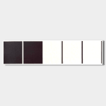 Aurelie NEMOURS, Rythme du millimètre - Six plus six, 1980