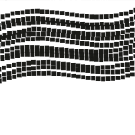 Vera MOLNAR, Assemblés par 2 / B, 1997