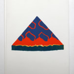 Claude VIALLAT, Triangle, Versions VI à X, 1992