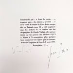 Claude VIALLAT, Le Vent de la Parole, 2004