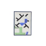 François MORELLET, Chartes-bleu-rouge, 1973