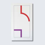 Gottfried HONEGGER, Sans titre (rouge et violet), 2013