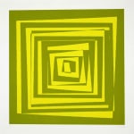 Vera MOLNAR, Transformations (jaune), 1975