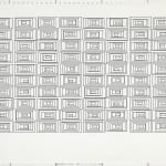 Vera MOLNAR, Assemblés par 2 / B, 1997