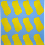 Claude VIALLAT, Vacances Bleues : bleu, 2008