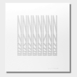Vera MOLNAR, N en désordre (Gris), 2016