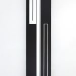 Vera MOLNAR, Signature à la mine de plomb sur fond rouge, 2008